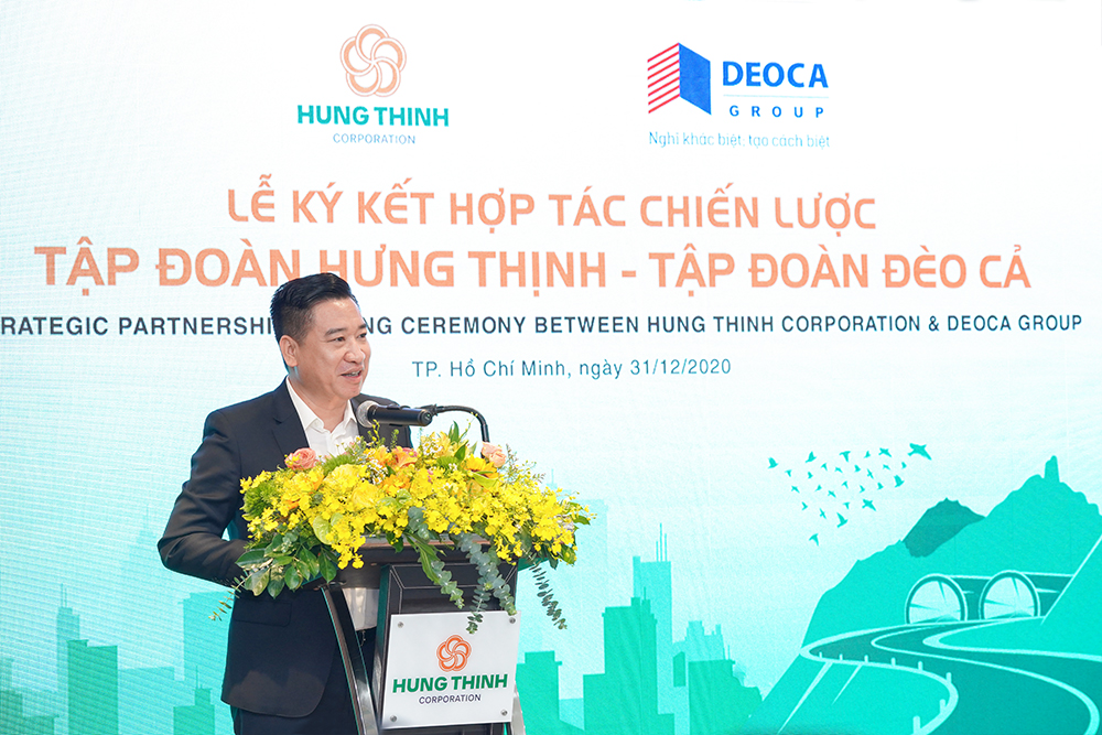 Tập đoàn Hưng Thịnh và Hưng Thịnh Incons ký kết hợp tác chiến lược cùng Tập đoàn Đèo Cả